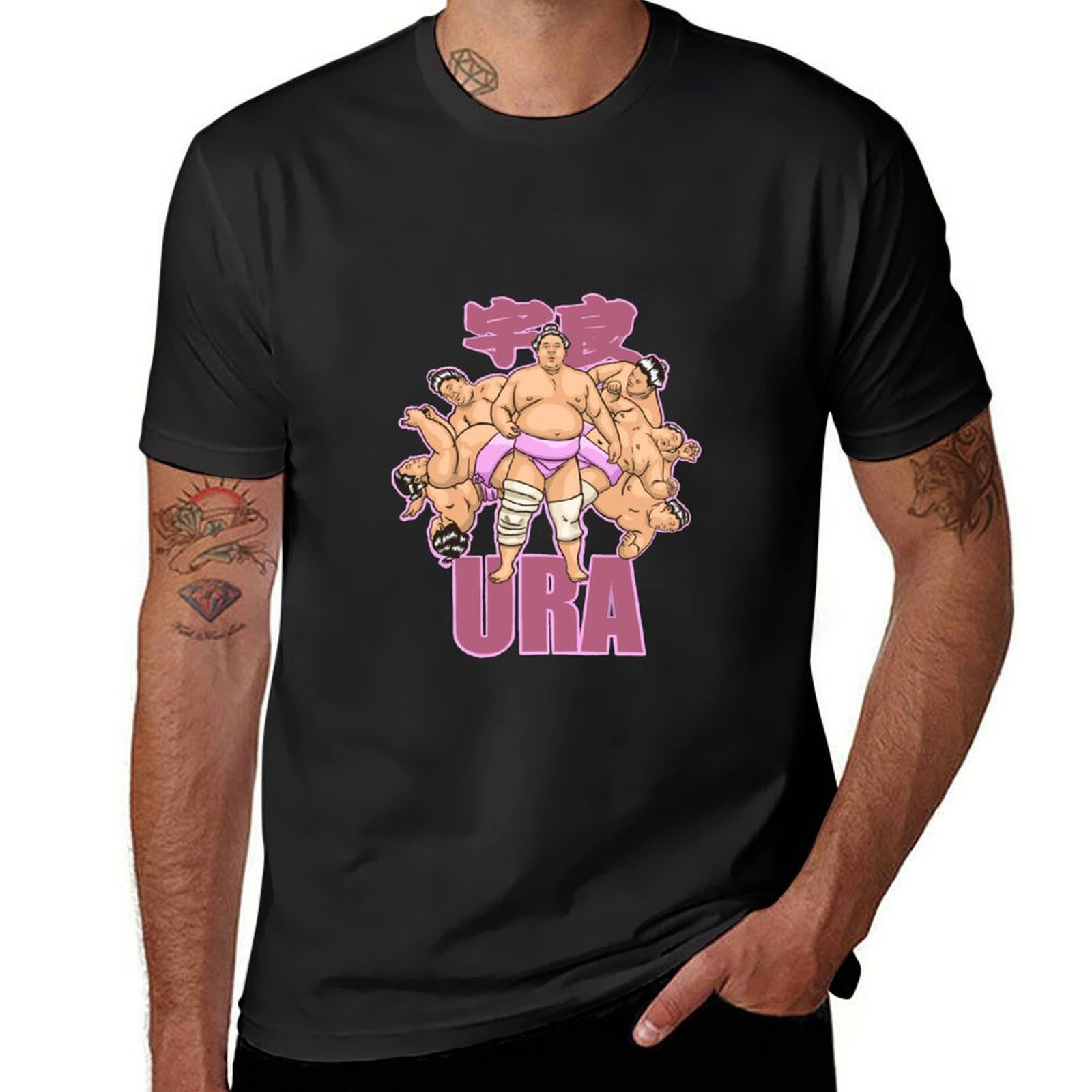 Photography Logo - URA Sumo wrestler T-Shirt boys whites
