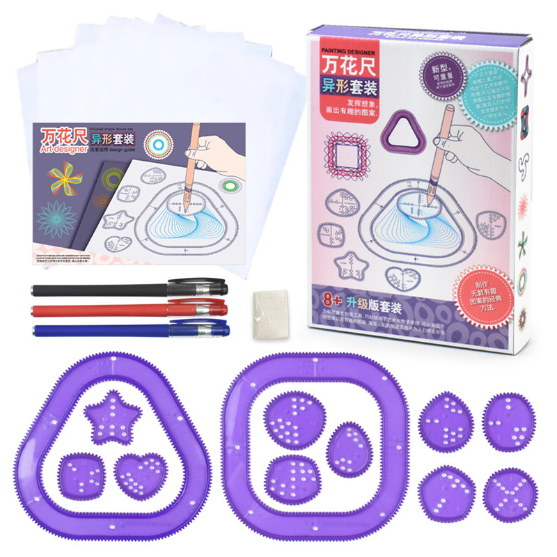 Photography Rules - Funny Spirograph Drawing Toys Set Interlocking