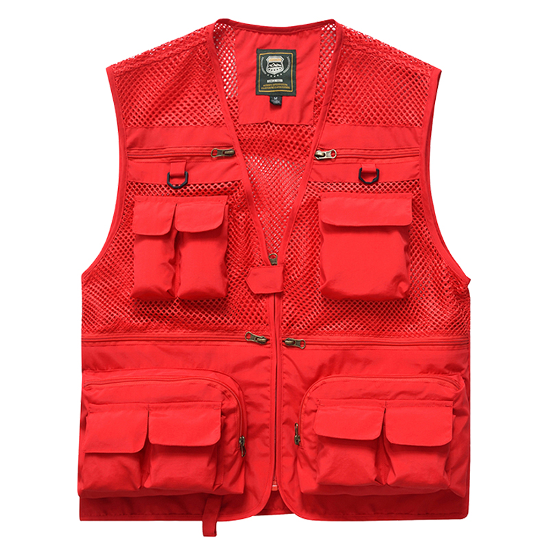 Photography Jacket - Men's Thin Multi-pocket Outdoor Wear Male