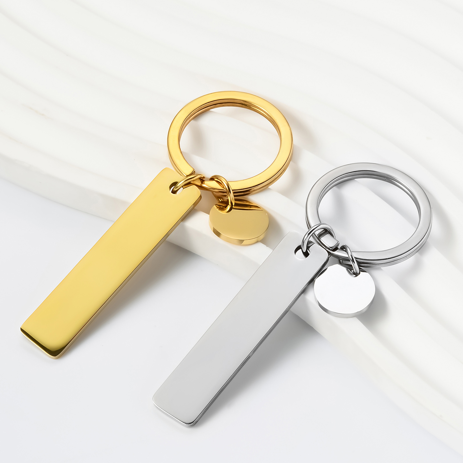 Photography Rules - 3Pcs Polishing Stainless Steel Rectangle Round