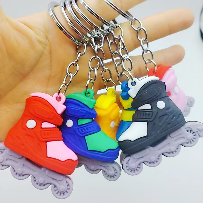 Photography Rules - 1PC Cartoon Roller Skates Shoes Keychain