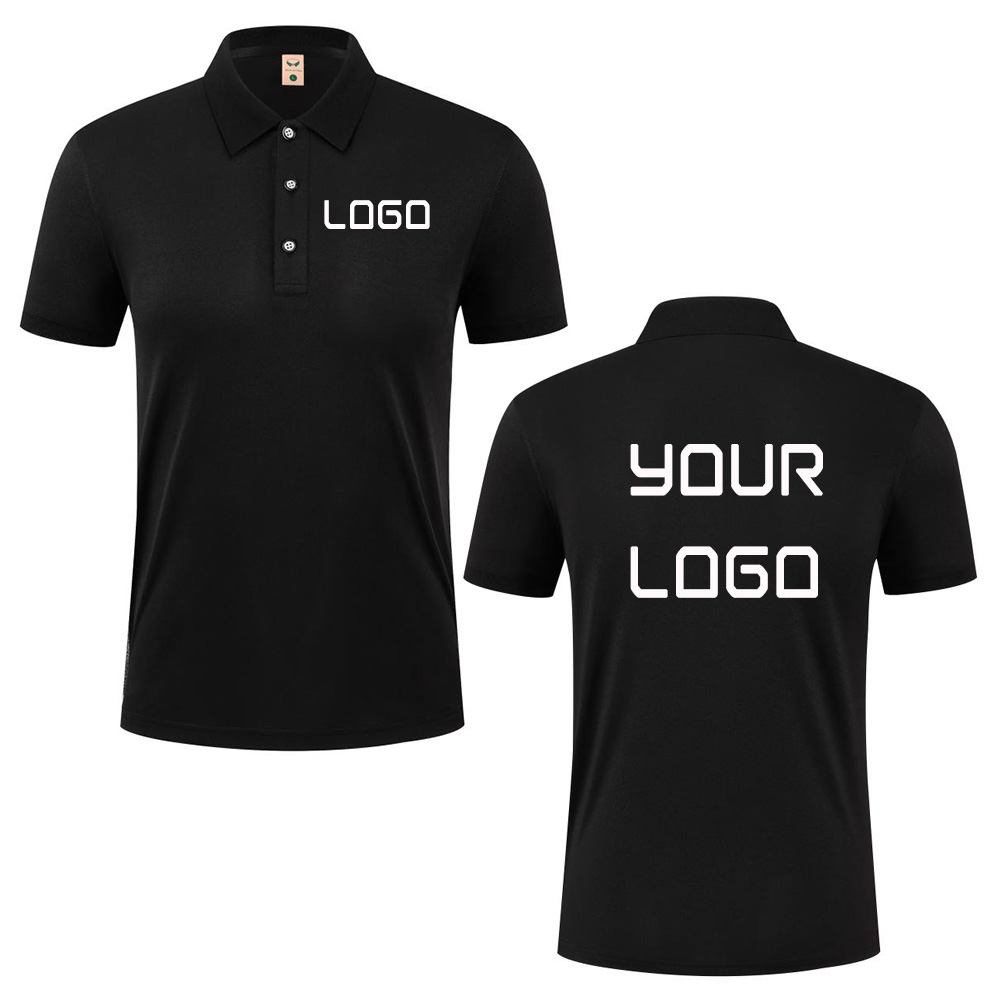 Photography Logo - Summer casual polo shirt with custom