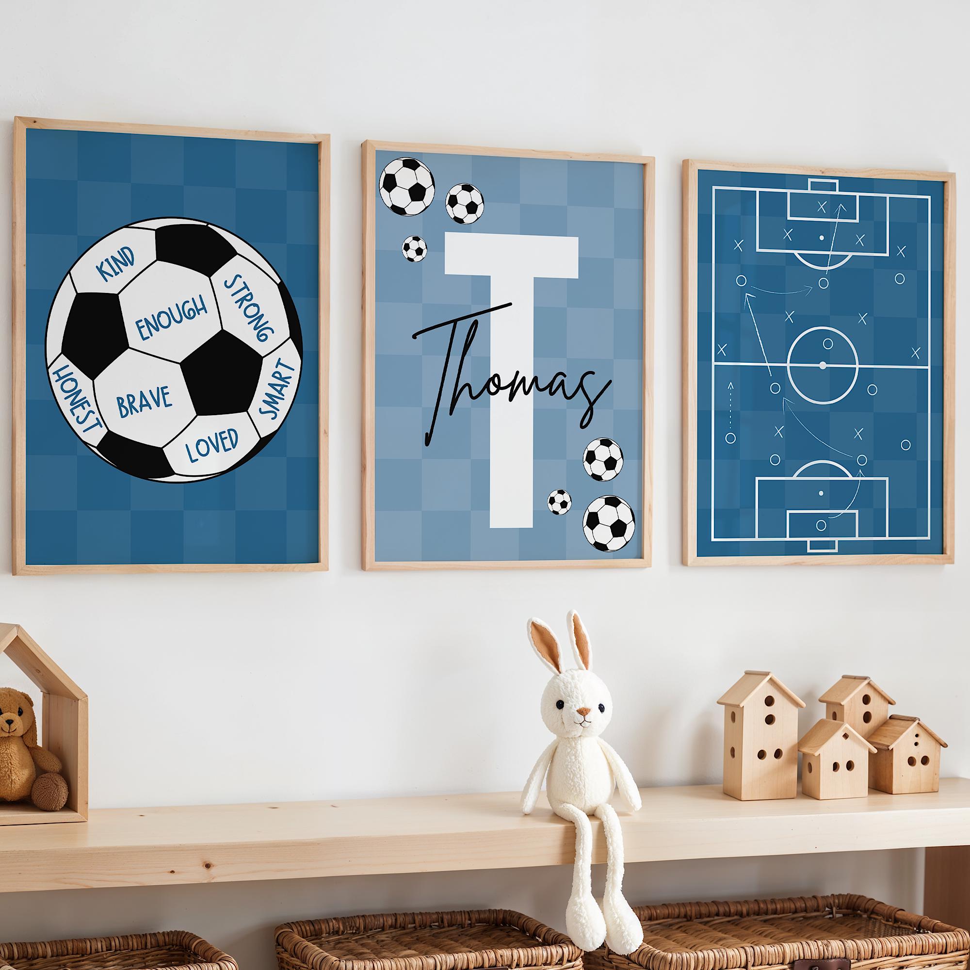 Custom Soccer Wall Art Set Aff - Photography Nature reseña y precio