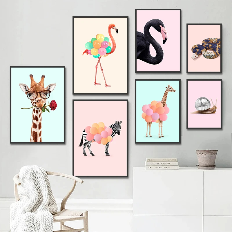 Funny Fashion Giraffe Zebra Fl - Photography Nature reseña y precio