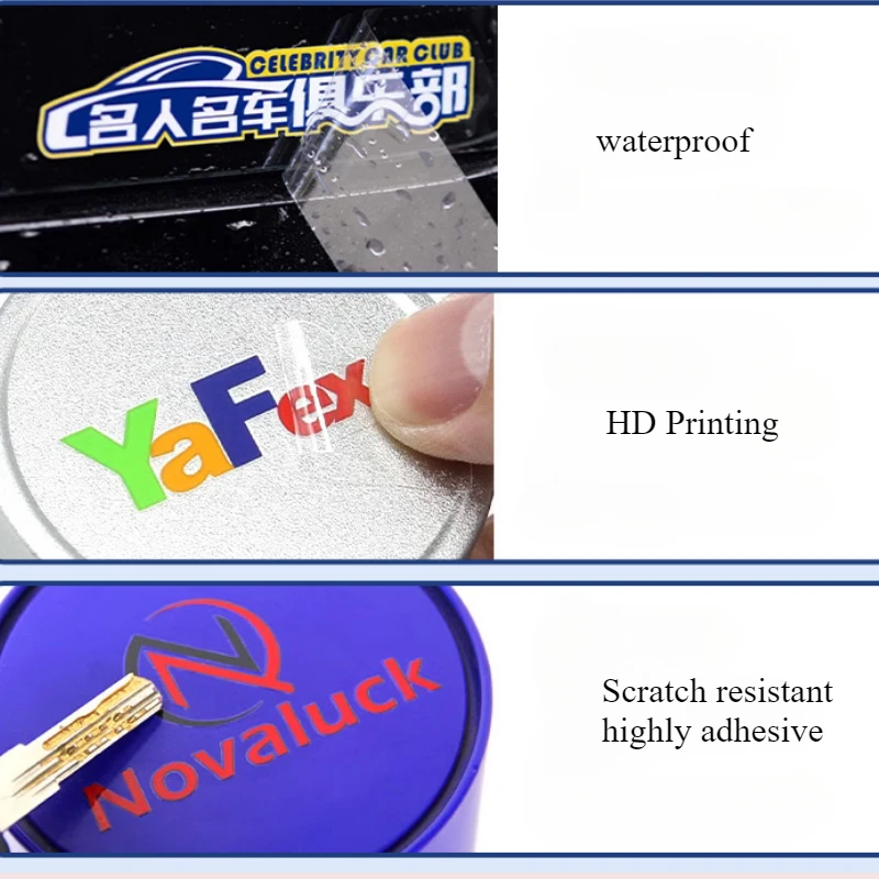 100PCS 3D Name Sticker Any Siz - Photography Logo reseña y precio