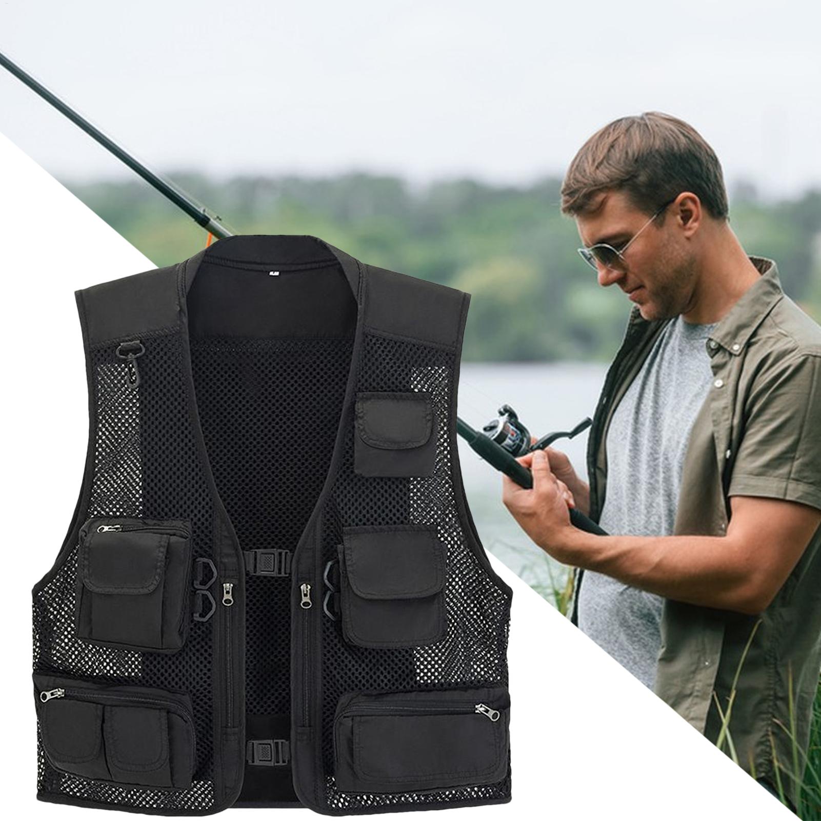 Mesh Fishing Vest Multi Pocket - Photography Jacket reseña y precio