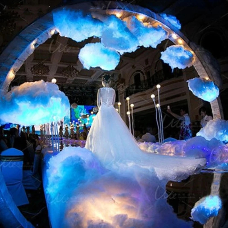 Artificial Cloud White Cotton  - Photography Wedding reseña y precio