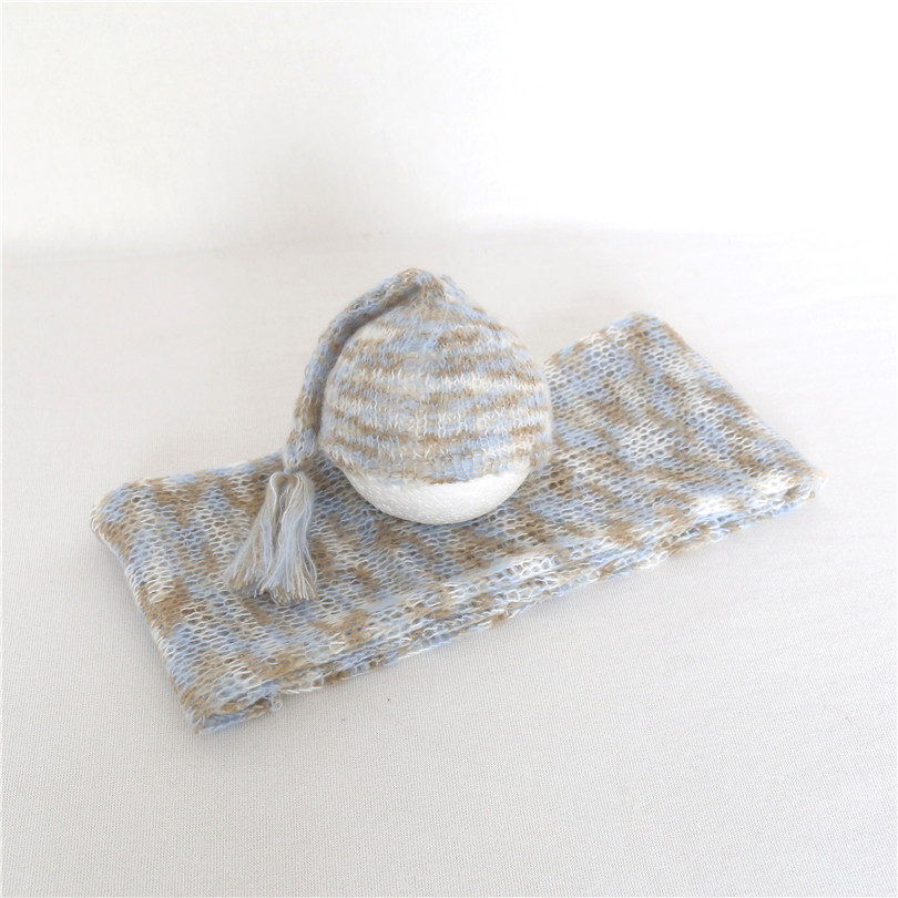 Knit Jersey Wrap And Hat Sets  - Photography Outfits reseña y precio