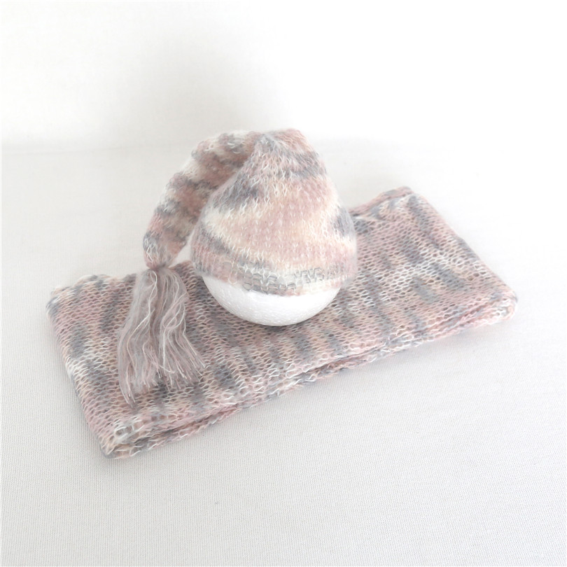 Knit Jersey Wrap And Hat Sets  - Photography Outfits reseña y precio