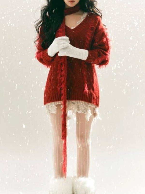2025 New Red Sweater Art Photo - Photography Of The Year 2025 reseña y precio