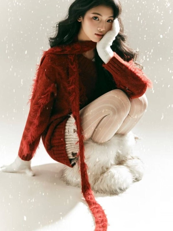 2025 New Red Sweater Art Photo - Photography Of The Year 2025 reseña y precio