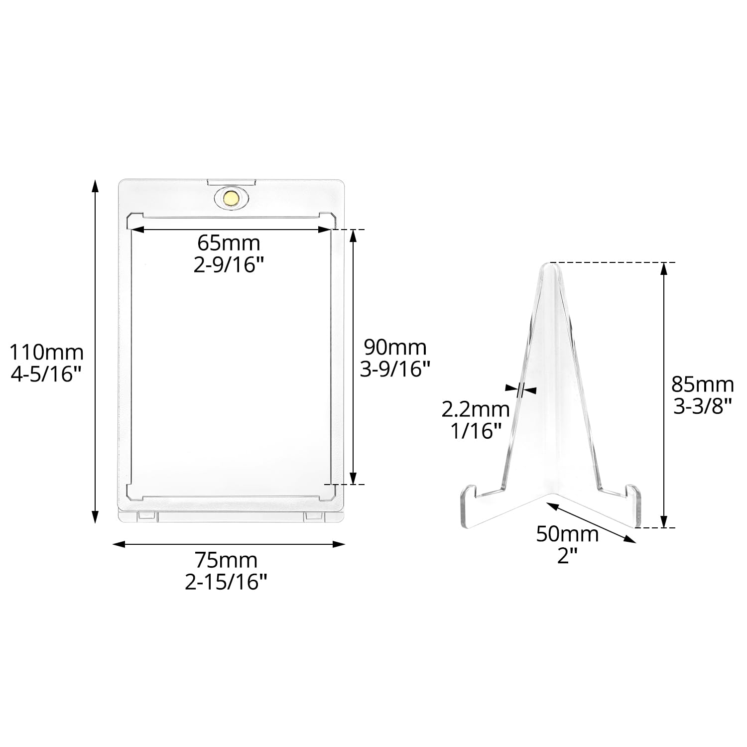 35PT Magnetic Card Holder Disp - Memory Card Case reseña y precio