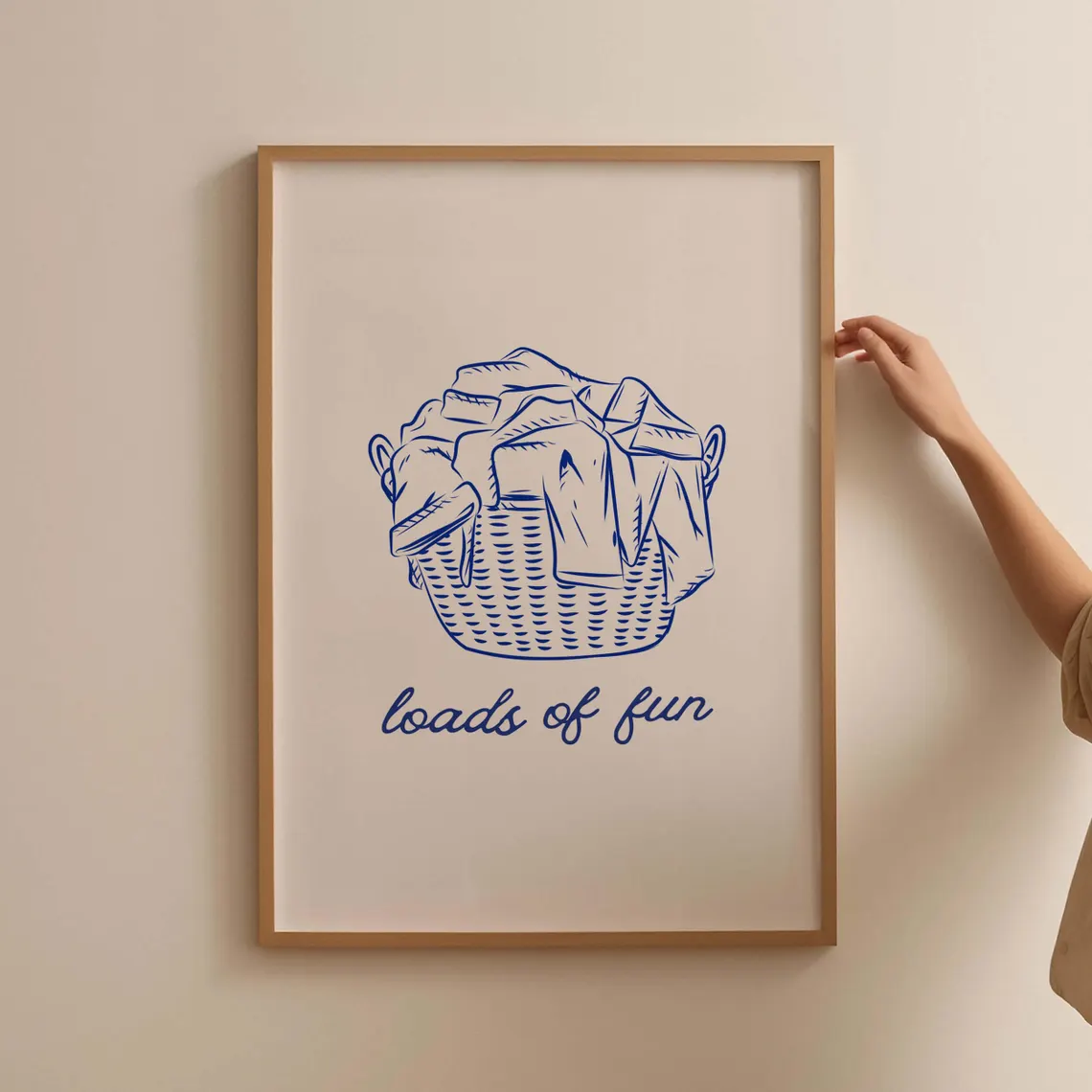 Cheerful Laundry Day Wall Art  - Photography Nature reseña y precio