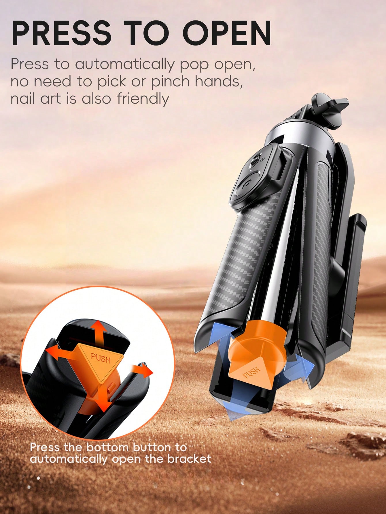 Portable Selfie Stick Tripod W - Photography Blog reseña y precio