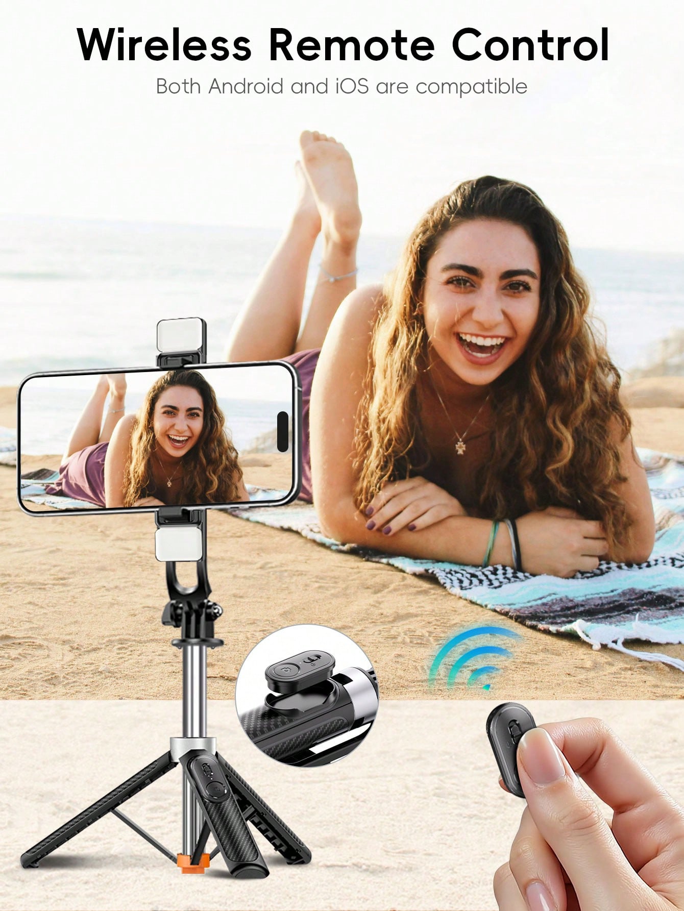 Portable Selfie Stick Tripod W - Photography Blog reseña y precio
