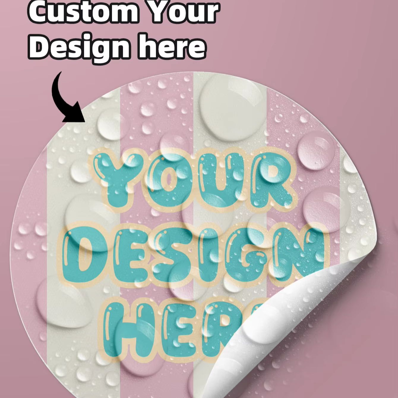 1/60/120pcs Custom Round Stick - Photography Logo reseña y precio