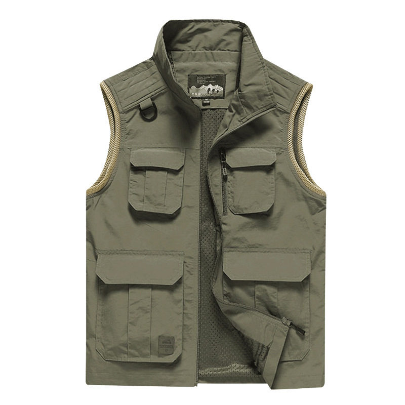 Summer Men Outdoor Cargo Vests - Photography Jacket reseña y precio