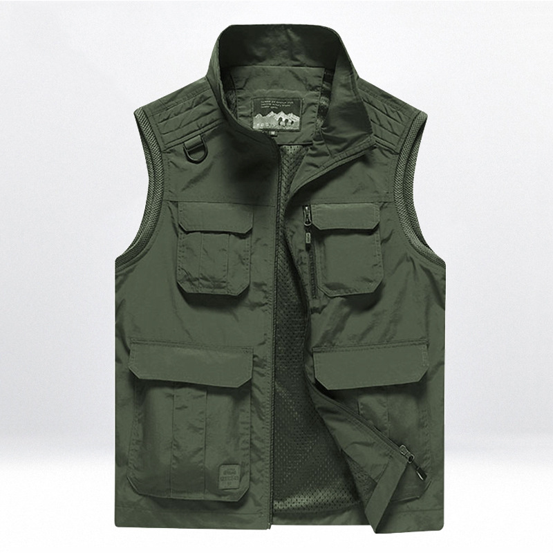 Summer Men Outdoor Cargo Vests - Photography Jacket reseña y precio