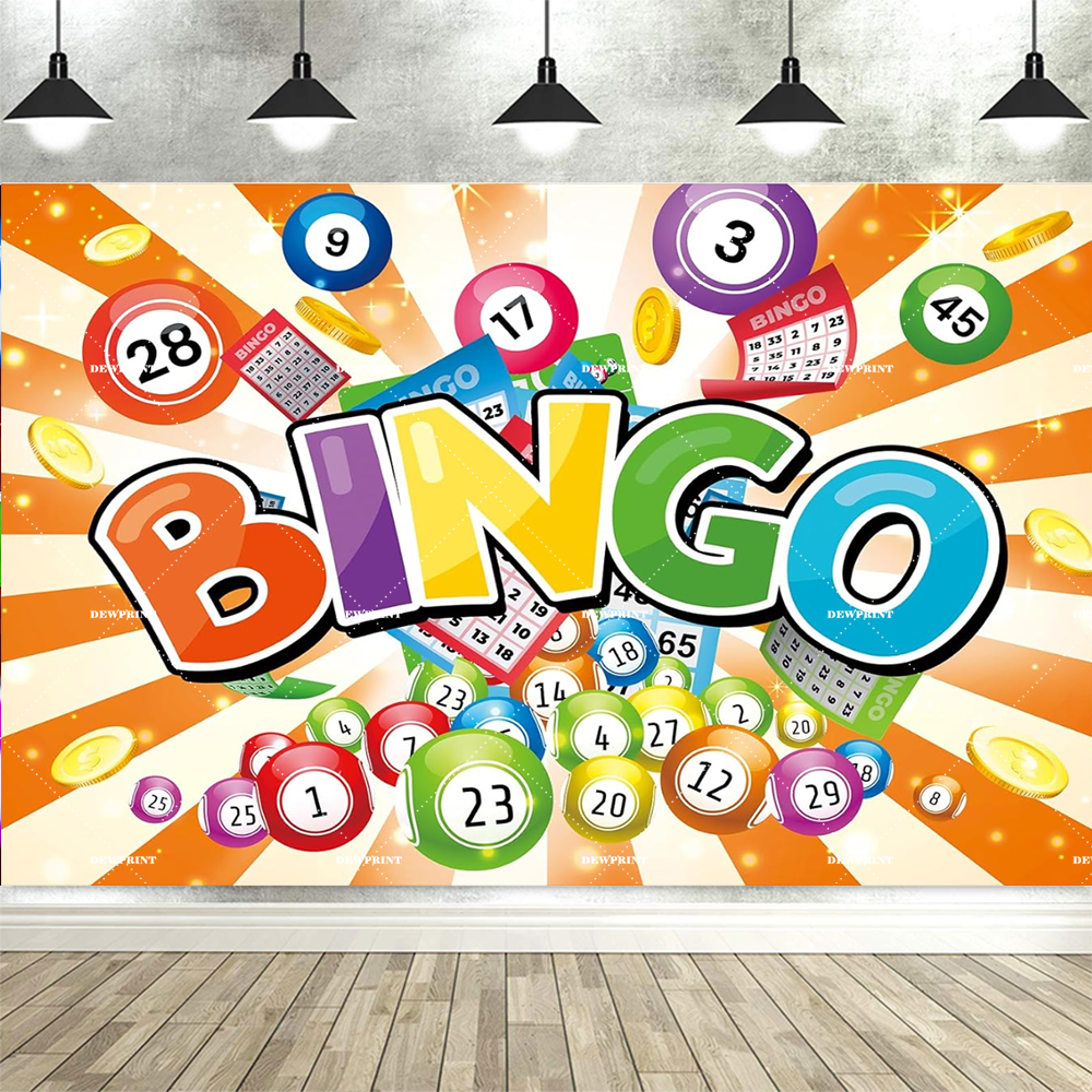 Colorful Bingo Night Backdrop  - Photography Contest reseña y precio