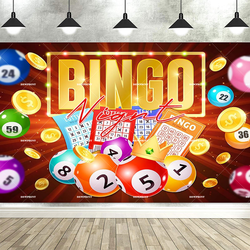 Colorful Bingo Night Backdrop  - Photography Contest reseña y precio
