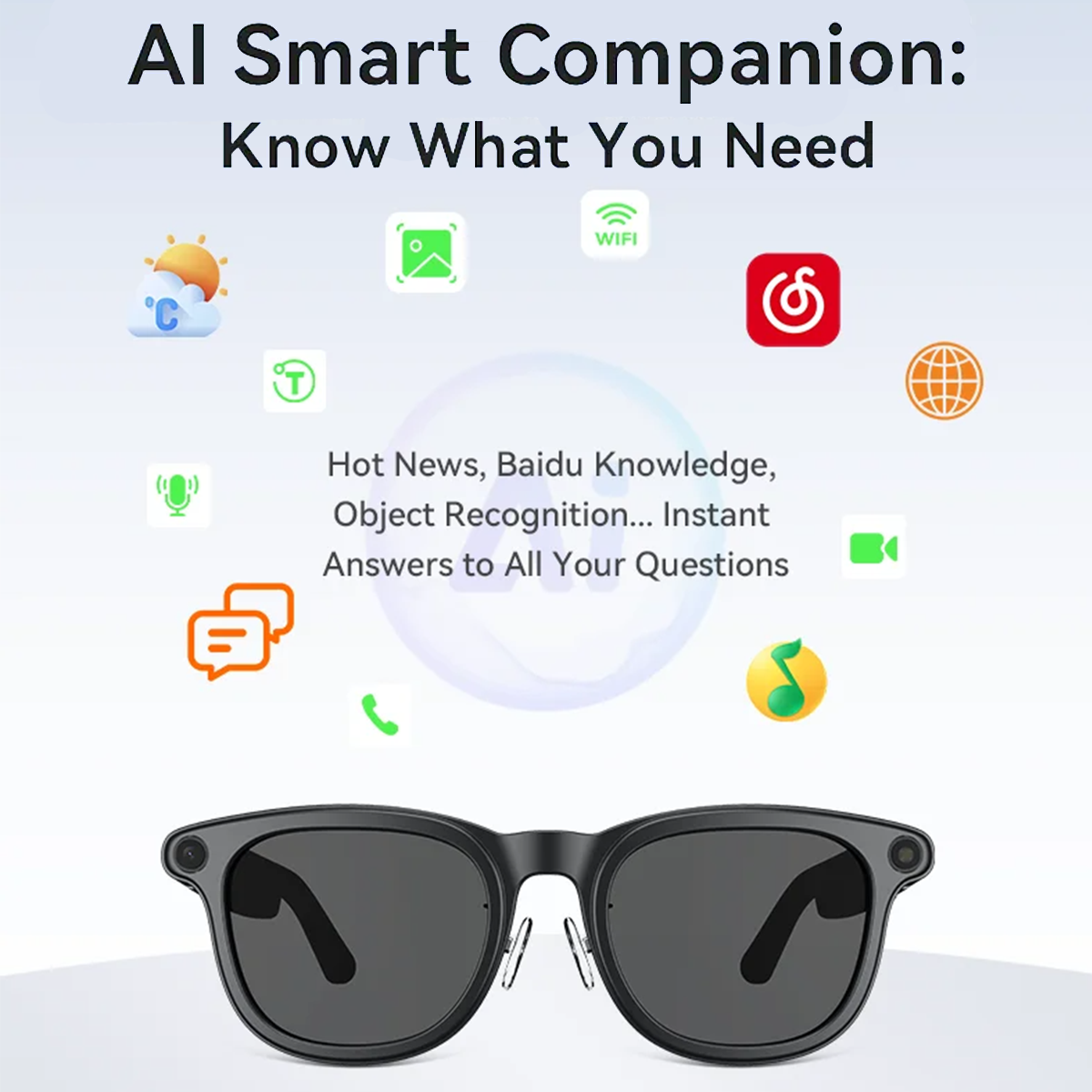 VWAR Smart Glasses with 3600mA - Photography Videos Free reseña y precio