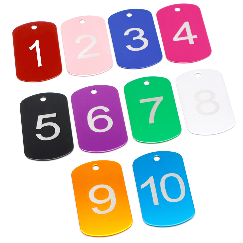 Number Tag Rectangular Aluminu - Photography Rules reseña y precio