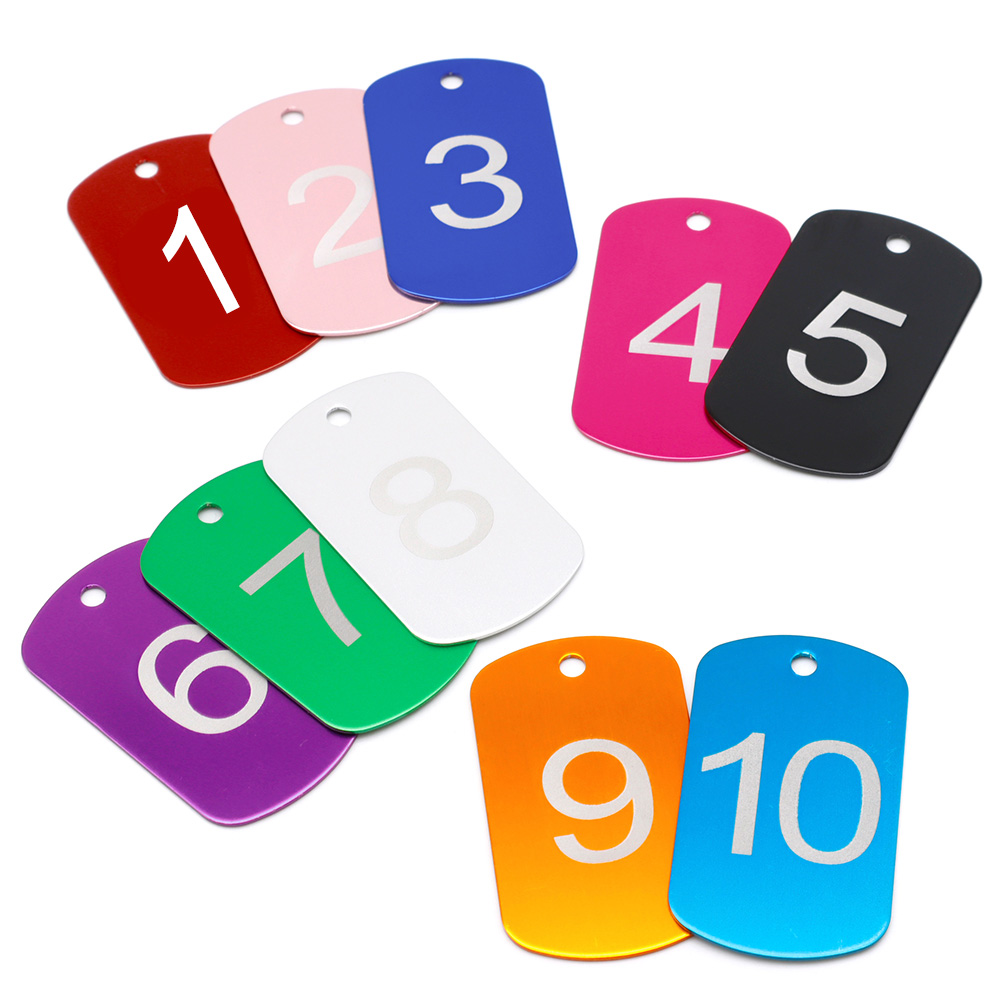 Number Tag Rectangular Aluminu - Photography Rules reseña y precio