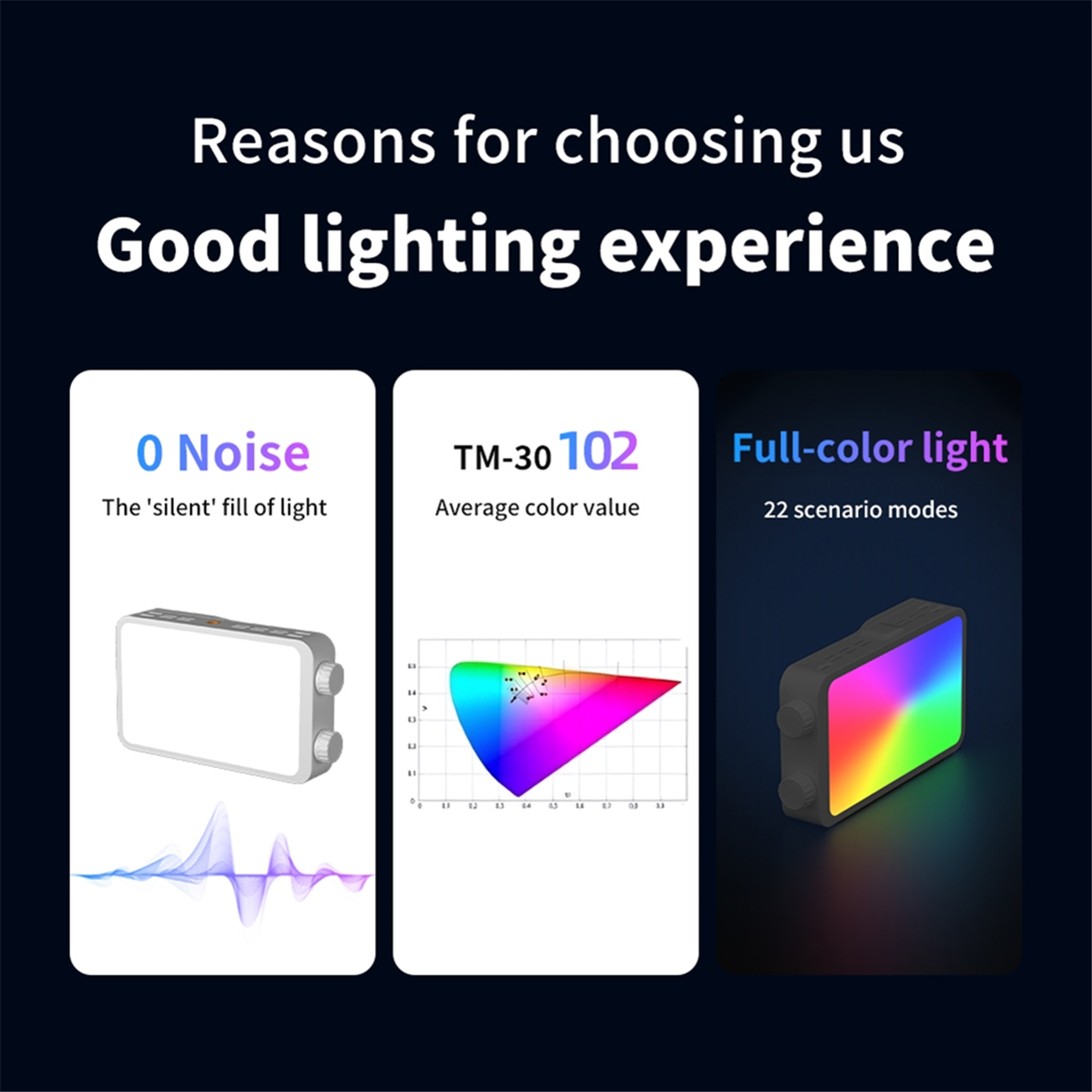 ABPS 25W RGB Full-Color Fill L - Photography Videos Free reseña y precio