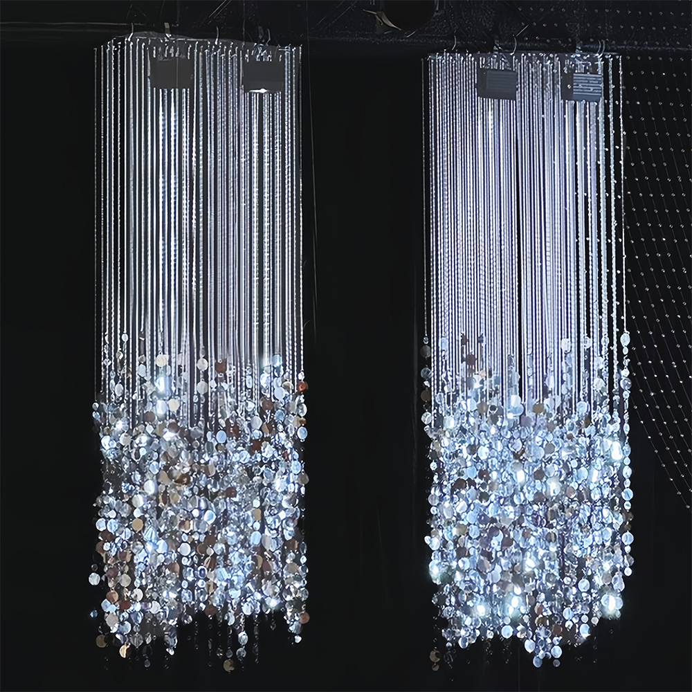 Shiny Acrylic Crystal Bead Cur - Photography Wedding reseña y precio