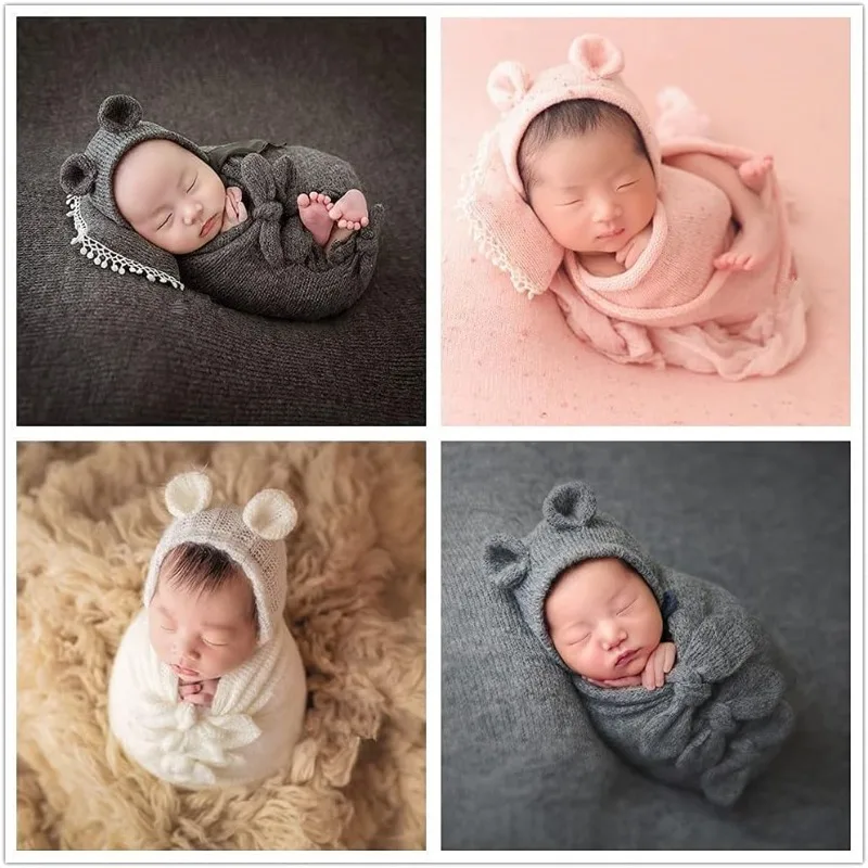 Prince Bear Hat & Swaddle Bag  - Photography Outfits reseña y precio