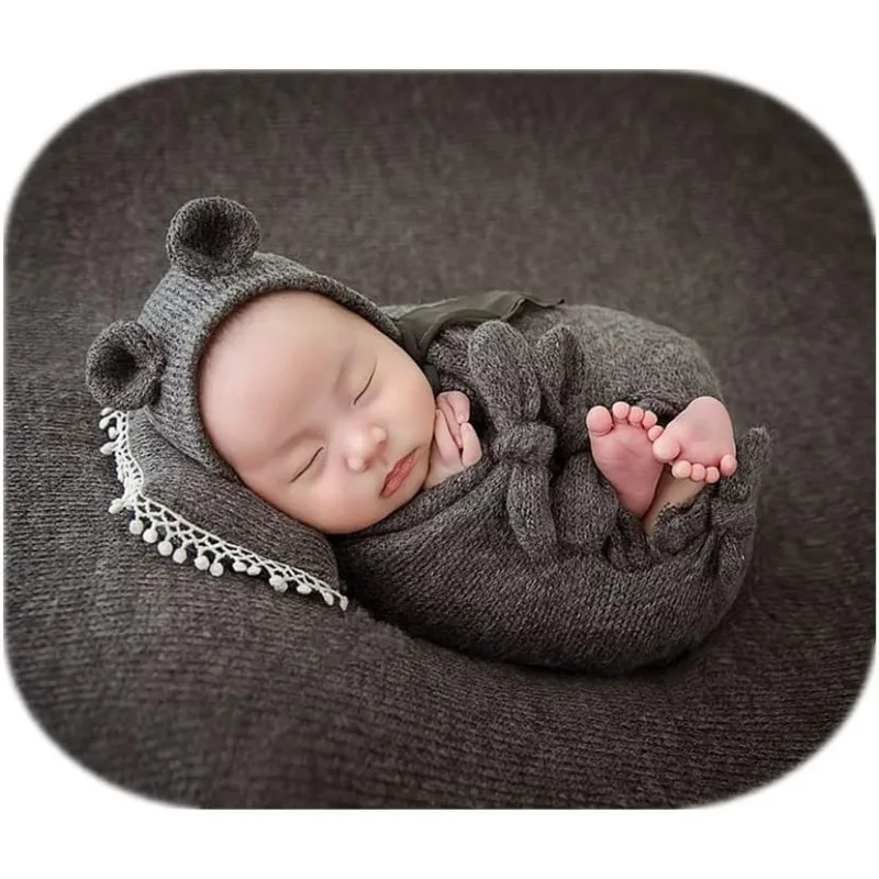 Prince Bear Hat & Swaddle Bag  - Photography Outfits reseña y precio