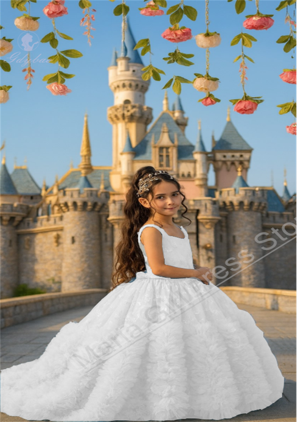 Kids Girls Wedding Party Dress - Photography Contest reseña y precio