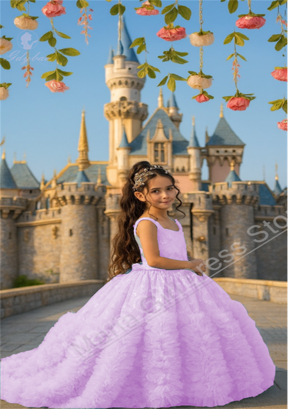 Kids Girls Wedding Party Dress - Photography Contest reseña y precio