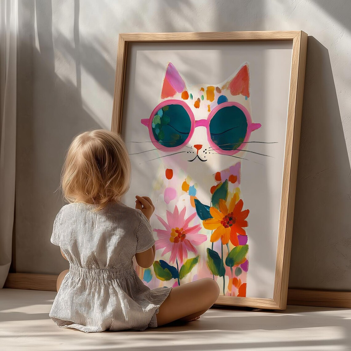 “Colorful Boho Cat Wall Art: P - Photography Nature reseña y precio