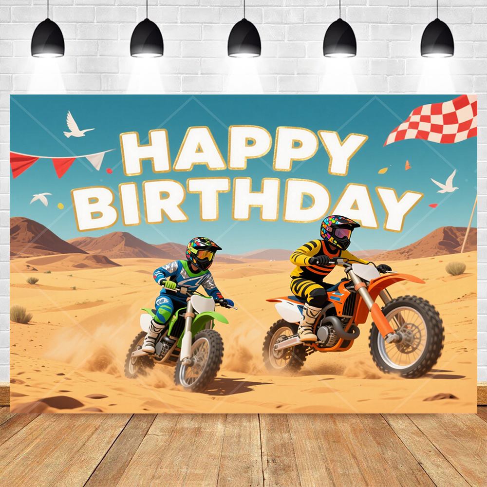 Motocross Racing Backdrop Boys - Photography Contest reseña y precio