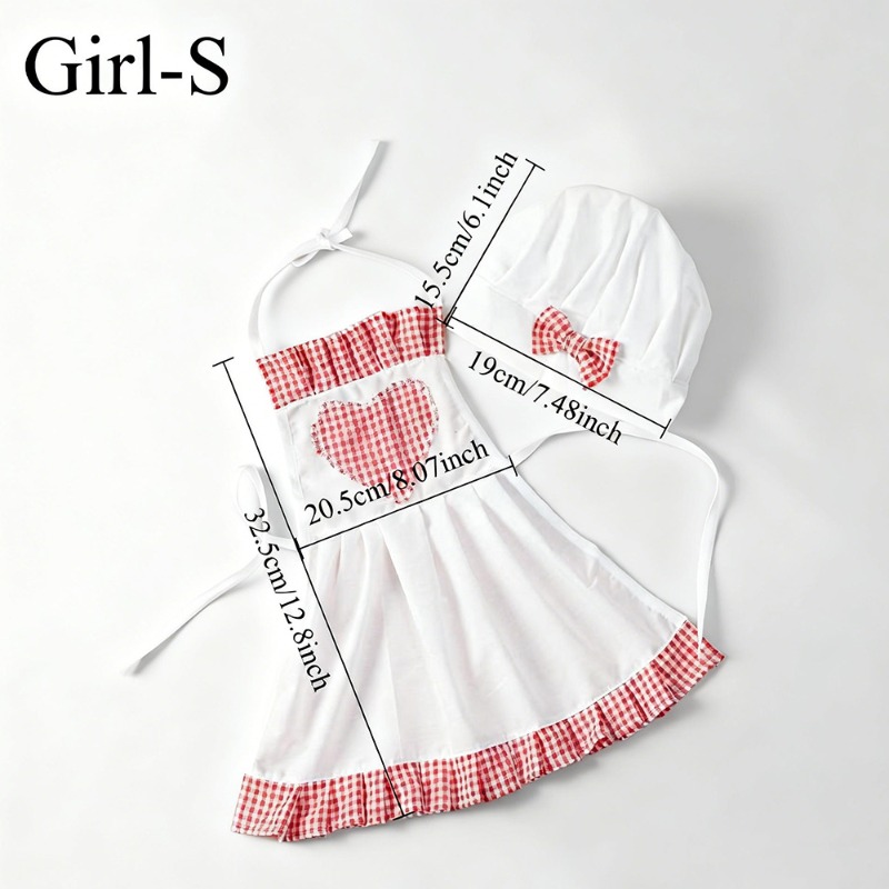 Red Gingham Baby Chef Costumes - Photography Outfits reseña y precio