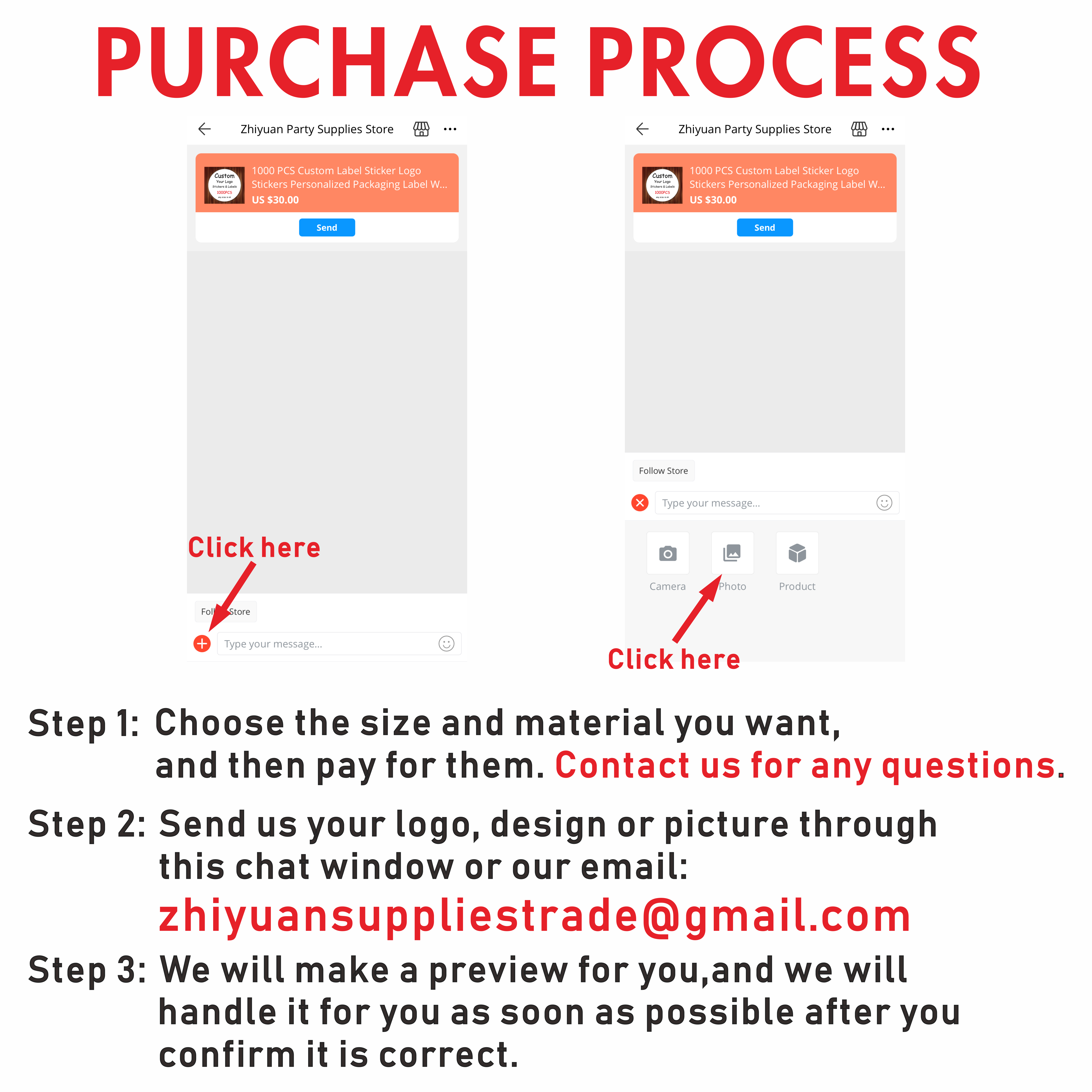 500PCS Custom Stickers Customi - Photography Logo reseña y precio
