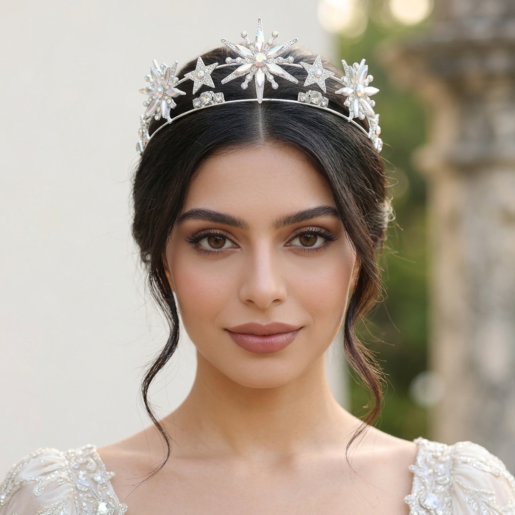 Alloy Rhinestone Star Crown He - Photography Wedding reseña y precio