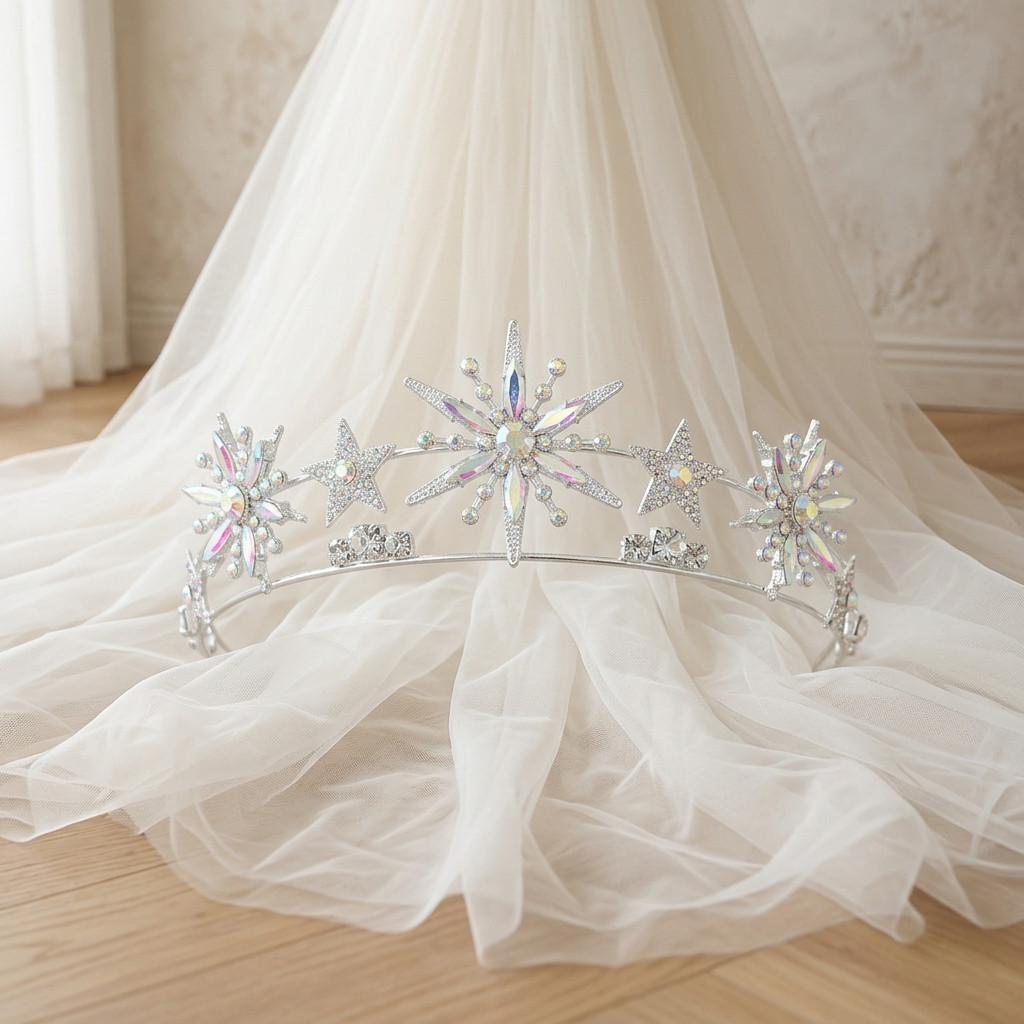 Alloy Rhinestone Star Crown He - Photography Wedding reseña y precio