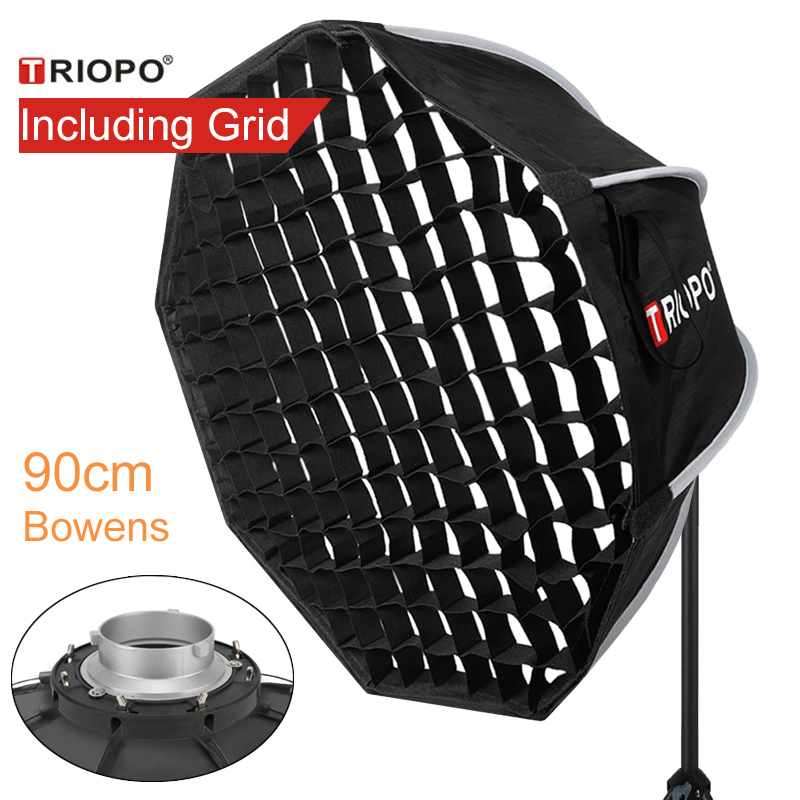 Triopo 90cm Photo Portabe Bowe - Photography Umbrella reseña y precio