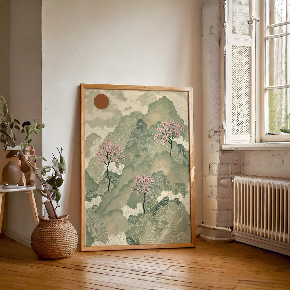 Vintage Ukiyo-E Inspired Lands - Photography Nature reseña y precio
