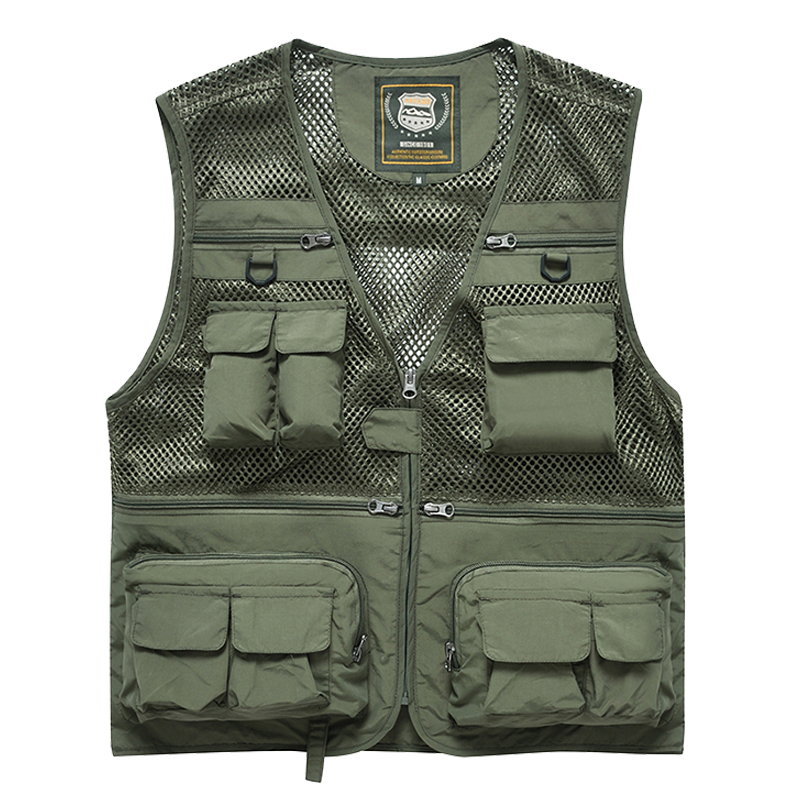 Men's Thin Multi-pocket Outdoo - Photography Jacket reseña y precio