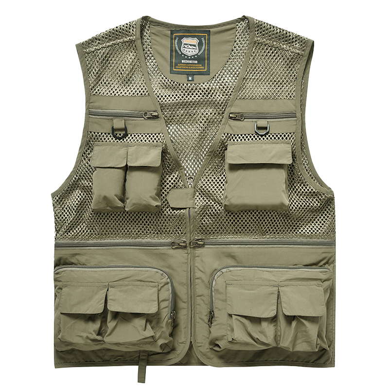 Men's Thin Multi-pocket Outdoo - Photography Jacket reseña y precio