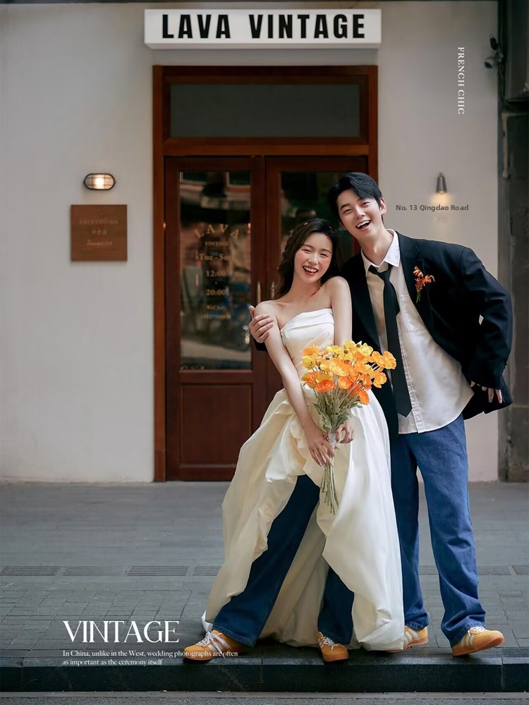 Korean Style Denim Young Coupl - Photography Wedding reseña y precio