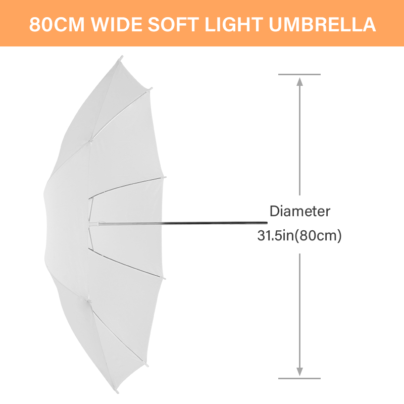 76 * 80cm X4 Transparent White - Photography Umbrella reseña y precio