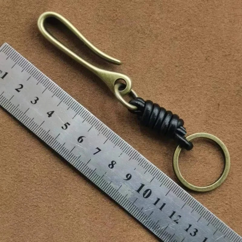 Handwoven Genuine Leather Key  - Photography Rules reseña y precio