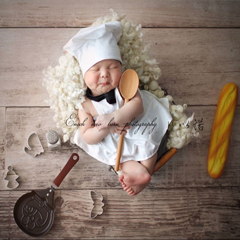 Newborn Baby Photography Chef  - Photography Outfits reseña y precio