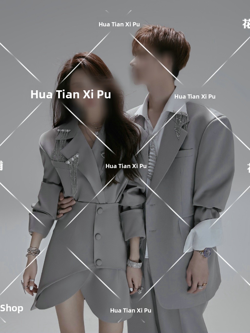 2026 New Fashion Grey Couple's - Photography Outfits reseña y precio