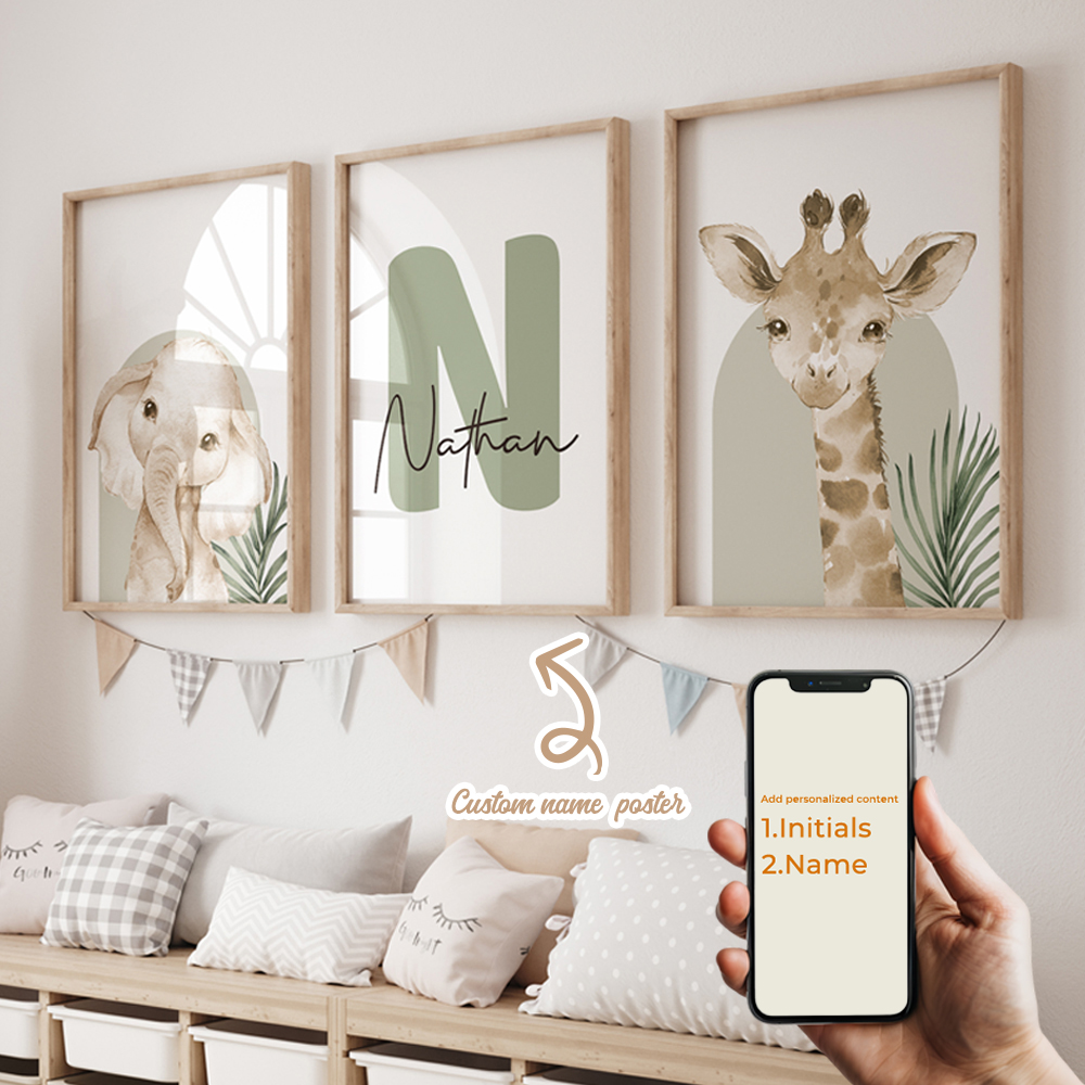 3pcs Personalized Custom Name  - Photography Nature reseña y precio