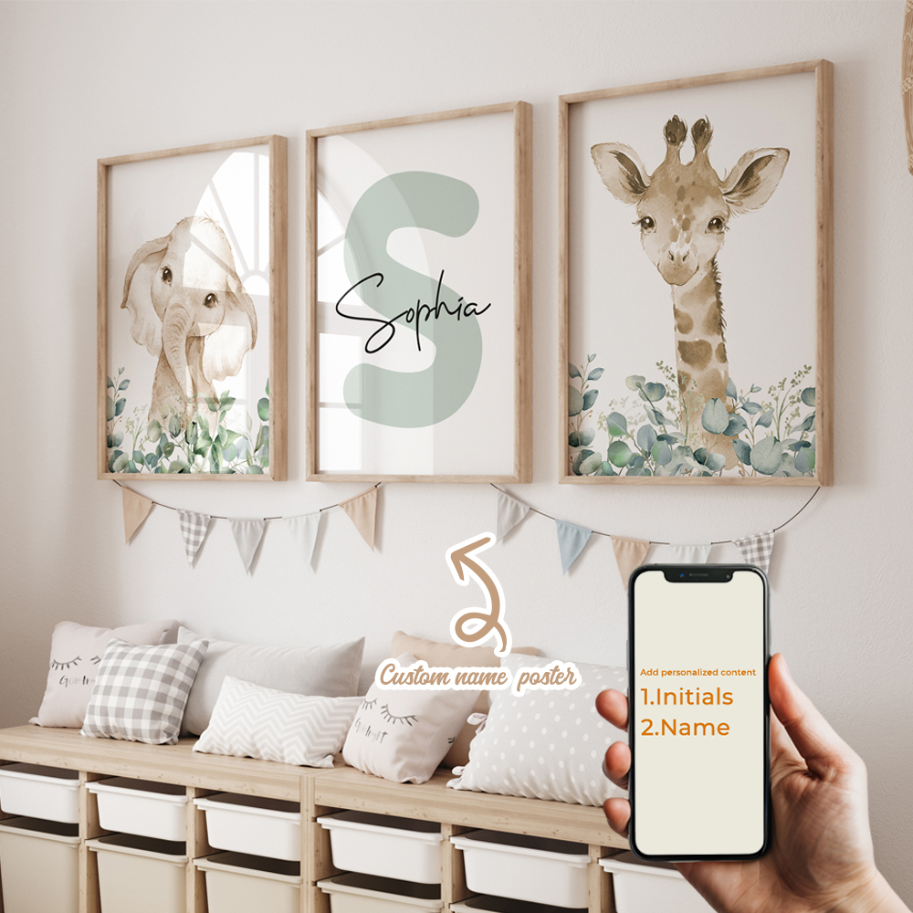 3pcs Personalized Custom Name  - Photography Nature reseña y precio
